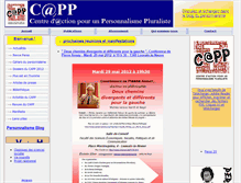 Tablet Screenshot of personnalisme.org